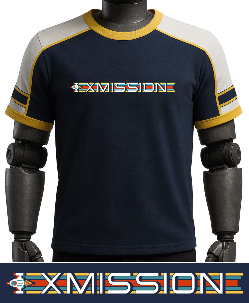 XMission Galaxy Cruiser retro t-shirt