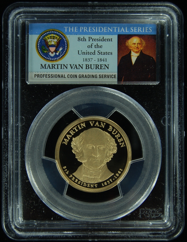 2008-S Martin Van Buren Presidential Dollar PCGS PR69DCAM Limited Edition Series
